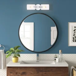 JONATHAN Y Jules 16.5" 2-Light LED Chrome and Seeded Glass Wall Sconce 10 JONATHAN Y Jules 16.5" 2-Light LED Chrome and Seeded Glass Wall Sconce -Jonathan Y Store GUEST 39c06656 a8ab 42cb bc40 199011bdd59c