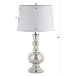 JONATHAN Y Genie 28.5" Silver Blown Glass Table Lamp Set of 2 -Jonathan Y Store GUEST 3ae7b17b 27a2 4deb b889 e628ee289193