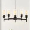 JONATHAN Y Orpheus 24" 5-Light Industrial Iron Cylinder Chandelier - Oil Rubbed Bronze -Jonathan Y Store GUEST 3b223dd7 e00e 4bbd 86b0 816127caf492