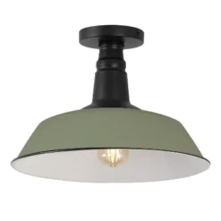 JONATHAN Y Camila Classic Industrial Iron LED Semi Flush Mount - Indoor/Outdoor -Jonathan Y Store GUEST 3c5977b6 eaf5 4730 aa26 5e9326d78adb
