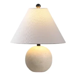 JONATHAN Y Liza Modern Minimalist Travertine Globe LED Table Lamp -Jonathan Y Store GUEST 3d0db2e9 f1cb 4c0a af9c b19d5fe11f5f