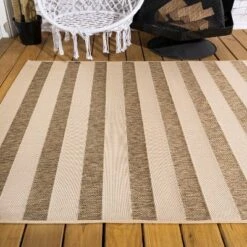 JONATHAN Y Aveiro Wide Stripe Indoor/Outdoor Flatweave Area Rug -Jonathan Y Store GUEST 3d7f26c3 c0ed 439a bf04 456705754667