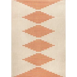 JONATHAN Y Vinales Diamond Stripe Indoor/Outdoor Area Rug
