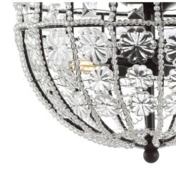 Jonathan Y 12" LED Metal/Acrylic Crystal Flower Semi Flush Mount - Black/Clear 7 Jonathan Y 12" LED Metal/Acrylic Crystal Flower Semi Flush Mount - Black/Clear -Jonathan Y Store GUEST 3e9304bf 2d7a 45f9 a19e 7052a30bbd5d