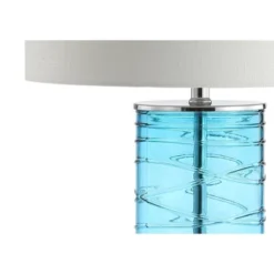 JONATHAN Y 27.5" LED Fused Glass Cylinder Table Lamps - Set of 2 9 JONATHAN Y 27.5" LED Fused Glass Cylinder Table Lamps - Set of 2 -Jonathan Y Store GUEST 3f6ff701 d81c 467a 866b 60ba16f35f21