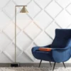 JONATHAN Y Chelsea 60" Brass Cone Shade Floor Lamp with Marble Base 2 JONATHAN Y Chelsea 60" Brass Cone Shade Floor Lamp with Marble Base -Jonathan Y Store GUEST 3fb33e20 a863 47a8 a976 e0cbb453bbe9
