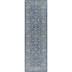 JONATHAN Y Palazzo Vine and Border Textured Weave Indoor/Outdoor Area Rug