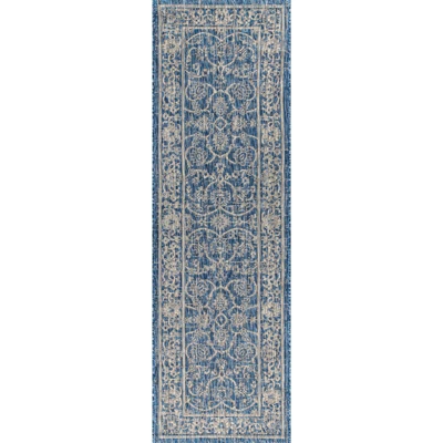 JONATHAN Y Palazzo Vine and Border Textured Weave Indoor/Outdoor Area Rug 3 JONATHAN Y Palazzo Vine and Border Textured Weave Indoor/Outdoor Area Rug