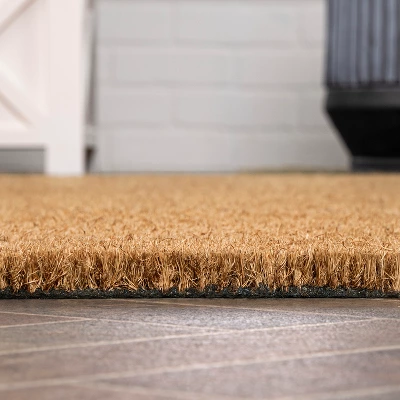 JONATHAN Y Natural Coir Area Rug - Durable Indoor/Outdoor Doormat 8 JONATHAN Y Natural Coir Area Rug - Durable Indoor/Outdoor Doormat - Image 6
