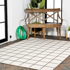 JONATHAN Y Grid Modern Squares Indoor/Outdoor Area Rug 16 JONATHAN Y Grid Modern Squares Indoor/Outdoor Area Rug -Jonathan Y Store GUEST 427fe0b6 3ece 4964 a258 0a1fca47b13f