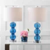 JONATHAN Y Bella 27" Cobalt Glass Triple-Sphere Table Lamps (Set of 2) 2 JONATHAN Y Bella 27" Cobalt Glass Triple-Sphere Table Lamps (Set of 2) -Jonathan Y Store GUEST 44308dcb 9d2d 4723 b08b adb1134d5f36