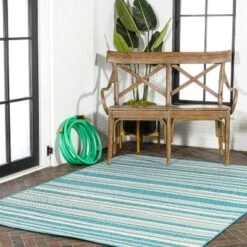 Castara Wavy Stripe Modern Indoor/Outdoor Area Rug - JONATHAN Y -Jonathan Y Store GUEST 45166b95 7f5b 4a39 827c dc294d7f53c6