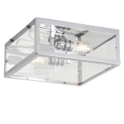 JONATHAN Y Grayson 12" Metal and Glass Flush Mount Ceiling Light with LED Bulb 12 JONATHAN Y Grayson 12" Metal and Glass Flush Mount Ceiling Light with LED Bulb -Jonathan Y Store GUEST 4607f2db 83e6 4254 a931 ffb3dab92b8a