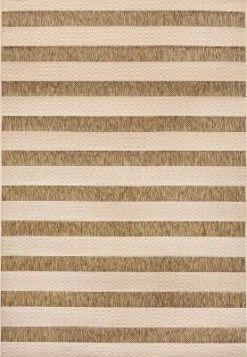 JONATHAN Y Aveiro Wide Stripe Indoor/Outdoor Flatweave Area Rug