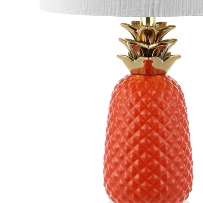 JONATHAN Y 23" Pineapple Classic Vintage Ceramic LED Table Lamp 7 JONATHAN Y 23" Pineapple Classic Vintage Ceramic LED Table Lamp - Image 5