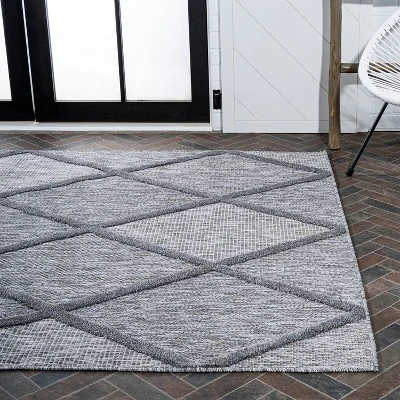 JONATHAN Y Salines Diamond Trellis Indoor/Outdoor Area Rug 6 JONATHAN Y Salines Diamond Trellis Indoor/Outdoor Area Rug - Image 4