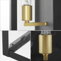 JONATHAN Y Berlin 20" Modern Industrial LED Outdoor Lantern - Black Iron -Jonathan Y Store GUEST 4b98215a 8542 428d 82f6 cc8a9f674fa0