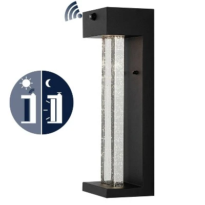 JONATHAN Y Miranda 5.13" Modern Black Outdoor LED Sconce with Dusk-to-Dawn Sensor 9 JONATHAN Y Miranda 5.13" Modern Black Outdoor LED Sconce with Dusk-to-Dawn Sensor - Image 7
