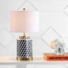 24.5" Ceramic Ellie Tumbling Block Table Lamp (Includes LED Light Bulb) - JONATHAN Y 2 24.5" Ceramic Ellie Tumbling Block Table Lamp (Includes LED Light Bulb) - JONATHAN Y -Jonathan Y Store GUEST 4d365e58 fddb 49a1 a6a0 4e51a50f2e0c