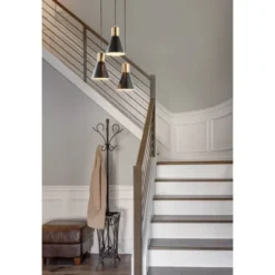 JONATHAN Y Apollo 15" Black Metal Pendant - Adjustable 3-Light Fixture 11 JONATHAN Y Apollo 15" Black Metal Pendant - Adjustable 3-Light Fixture -Jonathan Y Store GUEST 4e511d68 1e09 46b6 833d 637f0692e877