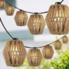 JONATHAN Y Samara 10' 10-Light Hemp Rope Shaded String Lights 1 JONATHAN Y Samara 10' 10-Light Hemp Rope Shaded String Lights -Jonathan Y Store GUEST 51da70ad ed4f 49c9 8bea 88f05841113a