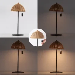 JONATHAN Y Tilly Modern Coastal Indoor/Outdoor Wicker Rechargeable Table Lamp -Jonathan Y Store GUEST 52fc6ff3 fdd0 469b 924f 418e1b733632