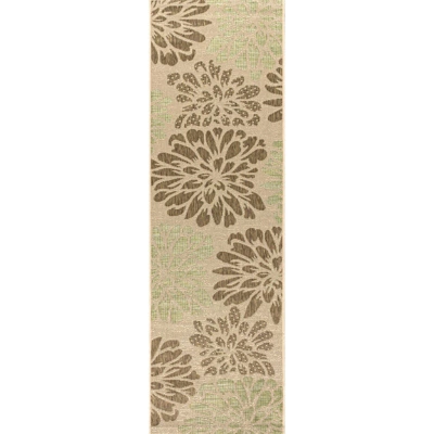JONATHAN Y Zinnia Modern Floral Textured Weave Indoor/Outdoor Area Rug 3 JONATHAN Y Zinnia Modern Floral Textured Weave Indoor/Outdoor Area Rug