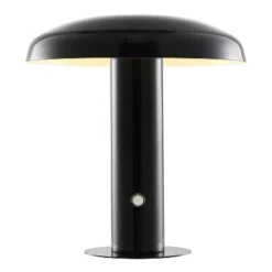 Jonathan Y Suillius 11" Cordless LED Mushroom Table Lamp - Black Iron -Jonathan Y Store GUEST 5594a953 ed2f 4965 a903 86960c1b3225