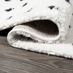 JONATHAN Y Pele Modern Geometric Dot Shag Indoor Area Rug -Jonathan Y Store GUEST 561369a5 c0b7 48b0 a12a 47281b11fa18