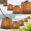 JONATHAN Y Quinn 10-Light Bamboo Shaded String Lights - 10 ft. 2 JONATHAN Y Quinn 10-Light Bamboo Shaded String Lights - 10 ft. -Jonathan Y Store GUEST 5a056428 c082 437d 972c 36fbc9c03f27