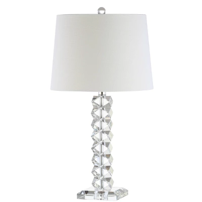 JONATHAN Y Crystal Julia 25.5" Table Lamp with LED Bulb - Clear 4 JONATHAN Y Crystal Julia 25.5" Table Lamp with LED Bulb - Clear - Image 2