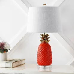 JONATHAN Y 23" Pineapple Classic Vintage Ceramic LED Table Lamp 12 JONATHAN Y 23" Pineapple Classic Vintage Ceramic LED Table Lamp -Jonathan Y Store GUEST 5f2210eb dafb 4eef a9ee 0489ff449868