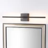 JONATHAN Y Makena 28" LED Dimmable Black Metal Wall Sconce Modern Vanity Fixture -Jonathan Y Store GUEST 5f9d765f 673a 4be7 bcdc c7246ee38216