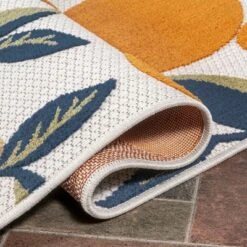 JONATHAN Y Limone Bold Lemon High-Low Indoor/Outdoor Area Rug -Jonathan Y Store GUEST 60a5f5f9 4eb8 469f 9ab0 53ae6f2d2ab7