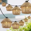 JONATHAN Y Maui 10ft 10-Light G40 Hemp Rope Outdoor String Lights -Jonathan Y Store GUEST 61621364 00f1 413c 831d 03cd6485d447