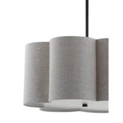 Jonathan Y 20" Adjustable Scalloped Metal Pendant Light - Oil Rubbed Bronze -Jonathan Y Store GUEST 64482f52 72a5 472a 8273 4817b0892c7b