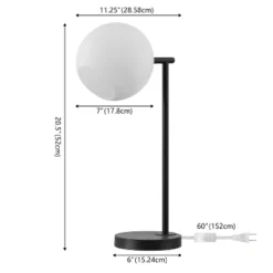 JONATHAN Y Charles 20.5" Contemporary Modern Metal & Marble LED Table Lamp -Jonathan Y Store GUEST 65357f4a 6783 49fa 95d1 25bb218260f9