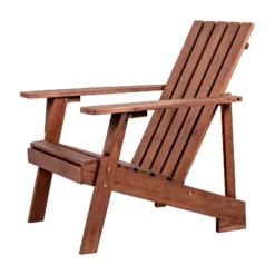 JONATHAN Y Irving Outdoor Patio Modern Acacia Wood Adirondack Chair -Jonathan Y Store GUEST 6613622c bc08 4429 8f94 57023c13c080