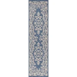 JONATHAN Y Galon Filigree Ornate Medallion Indoor/Outdoor Area Rug