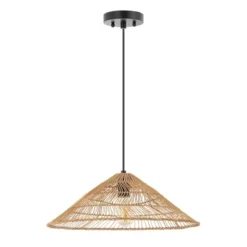 JONATHAN Y Nova 20.25" Farmhouse Coastal Rattan LED Pendant 27 JONATHAN Y Nova 20.25" Farmhouse Coastal Rattan LED Pendant -Jonathan Y Store GUEST 66ee65e0 9af0 4aaa 8d45 755cf262c5e7