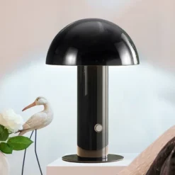 10.75" Boletus Contemporary Bohemian Rechargeable/Cordless Iron LED Mushroom Table Lamp - JONATHAN Y 19 10.75" Boletus Contemporary Bohemian Rechargeable/Cordless Iron LED Mushroom Table Lamp - JONATHAN Y -Jonathan Y Store GUEST 68bba71b f613 4ec4 9da0 78634bab7cf4