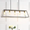 38" LED 5-Light Floyd Iron Adjustable LED Pendant Gray/Brass - JONATHAN Y 2 38" LED 5-Light Floyd Iron Adjustable LED Pendant Gray/Brass - JONATHAN Y -Jonathan Y Store GUEST 694b97cc 65a8 44f2 86b4 0b46d1117ae6