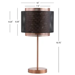 JONATHAN Y Tribeca 19.7" Metal Table Lamp - Copper & Blackened Finish 7 JONATHAN Y Tribeca 19.7" Metal Table Lamp - Copper & Blackened Finish -Jonathan Y Store GUEST 6961ede8 b1db 49cc 926f 6d9b8cfe3345