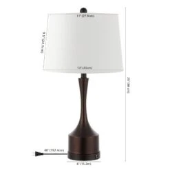 JONATHAN Y Cooper 26" French Country Iron LED Table Lamps with USB - Set of 2 13 JONATHAN Y Cooper 26" French Country Iron LED Table Lamps with USB - Set of 2 -Jonathan Y Store GUEST 6b1a80d9 dd82 4013 9375 1824d00087c4