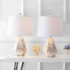 21" (Set Of 2) Isabella Seashell Table Lamp (Includes LED Light Bulb) Natural - JONATHAN Y -Jonathan Y Store GUEST 6e0084ae f81b 4898 a76d 03ab091d0064