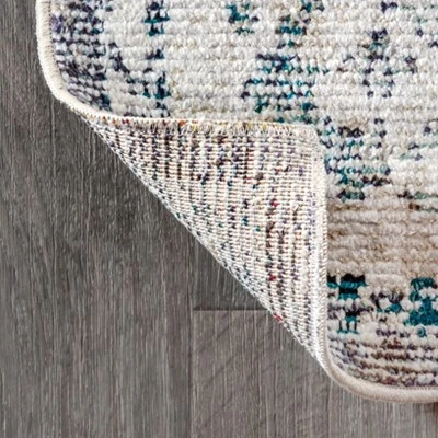 JONATHAN Y Cadiz Vintage Medallion Gray and Ivory Area Rug 4 JONATHAN Y Cadiz Vintage Medallion Gray and Ivory Area Rug - Image 2