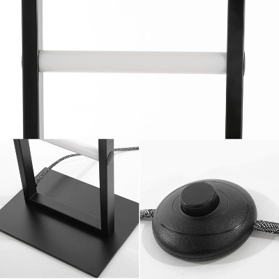 59.3" JONATHAN Y Ivan Minimalist Modern Iron Ladder Dimmable Integrated LED Floor Lamp: ETL Listed, 3000K 5 59.3" JONATHAN Y Ivan Minimalist Modern Iron Ladder Dimmable Integrated LED Floor Lamp: ETL Listed, 3000K - Image 3