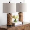 (Set Of 2) 25" Elicia Sea Grass Table Lamps Natural (Includes LED Light Bulb) - JONATHAN Y -Jonathan Y Store GUEST 72c3d28b c0ad 495f 8de6 061541b6dbbc