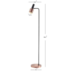 59.50" Metal Brady Task Floor Lamp (Includes LED Light Bulb) Black - JONATHAN Y 7 59.50" Metal Brady Task Floor Lamp (Includes LED Light Bulb) Black - JONATHAN Y -Jonathan Y Store GUEST 74995573 36df 42f6 8239 47d3aa371ce4