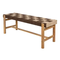 JONATHAN Y Denis 48" Backless Acacia Wood Outdoor Bench - 700lb Capacity -Jonathan Y Store GUEST 751a9931 6a4b 4753 9aa2 d927b016042b